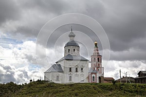 Church of Elijah Prophet at Ivanova grief in bend of Kamenka River. Suzdal