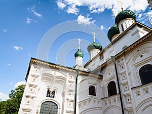 Church of Elijah the Prophet under blue sky