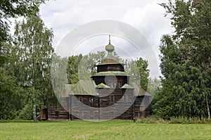 Church of Elijah the Prophet from the vilage of Upper Berezovets  in Kostromskaya sloboda Russia