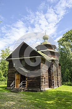 Church of Elijah the Prophet from the vilage of Upper Berezovets  in Kostromskaya sloboda Russia