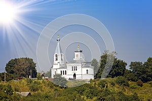 Church of Elijah Prophet on the Volkhov River, New Ladoga, Russia
