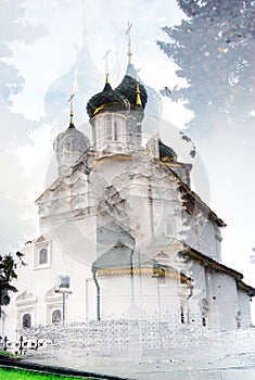 Church of Elijah the Prophet in Yaroslavl (Russia).