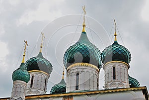 Church of Elijah the Prophet in Yaroslavl Russia.