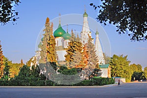 Church of Elijah the Prophet in Yaroslavl Russia.