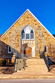 Church Entrance in Springdale, Arkansas photo