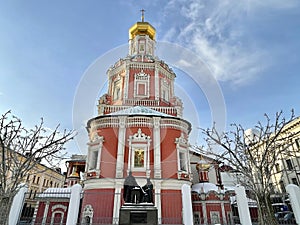 The Church of the Epiphany of the Lord of the former Epiphany Monastery.â€‹Bogoyavlensky lane, 2 building 4, Moscow