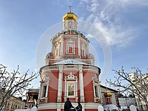 The Church of the Epiphany of the Lord of the former Epiphany Monastery.â€‹Bogoyavlensky lane, 2 building 4, Moscow