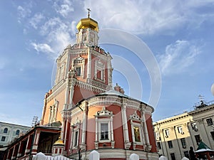 The Church of the Epiphany of the Lord of the former Epiphany Monastery.â€‹Bogoyavlensky lane, 2 building 4, Moscow
