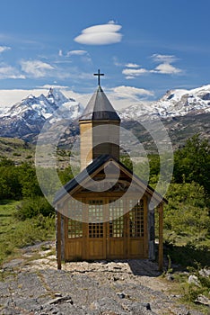 Church of Estancia Cristina in Los Glaciares National Park photo