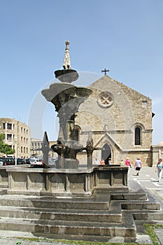 Church Evangelismos in the port city of Rhodes