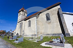 Church of Evillers, Jura