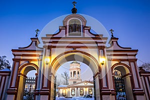 The Church of the exaltation of the Holy Cross in Altufevo.