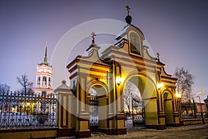 The Church of the exaltation of the Holy Cross in Altufevo.