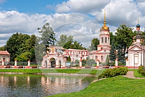 Church of the Exaltation of the Holy Cross. Altufevsky Pond