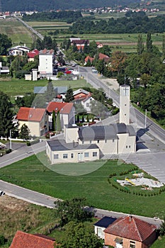 Church of the Exaltation of the Holy Cross in Kerestinec, Croatia photo