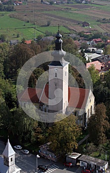 Church of Exaltation of the Holy Cross in Kriz, Croatia