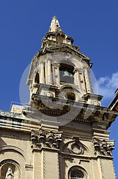 Church in Floriana,Valletta,Malta