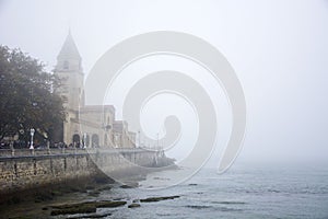 Church and fog 2