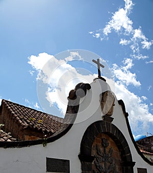 Church forecourt in Teror photo