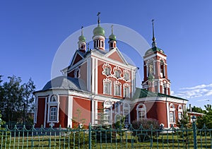 Church of the Forty Martyrs built in 1755 in Pereslavl-Zalessky, Russia