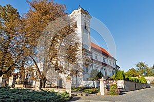 Kostel františkánského kláštera v Prešově na Slovensku.