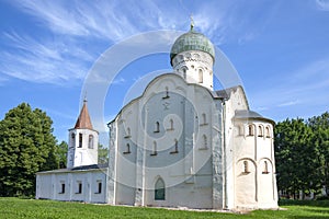 The church of Fyodor Stratilat on the stream. Veliky Novgorod, Russia