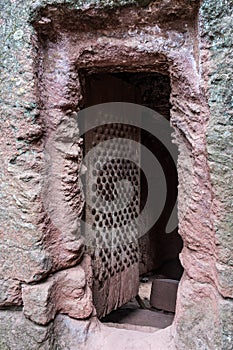 The Church of Gabriel-Rufael - Bete Gabriel-Rufael - in Lalibela, Ethiopia