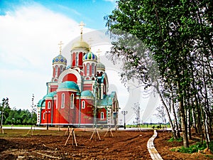 Church Georgiya Pobedonosca in Romanovo