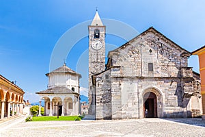 Church of Gervasio and Protasio at Baveno, on Lake maggiore, Pie
