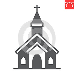 Church glyph icon
