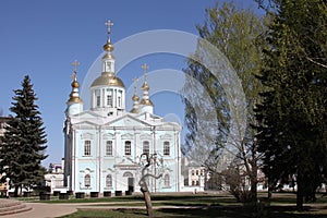Church with gold domes