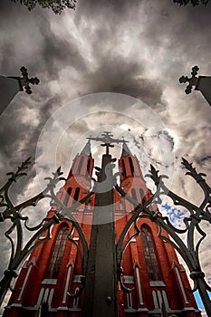 Church in Gothic style