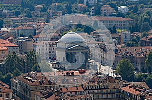 Church of Gran Madre di Dio is a Neoclassic-style church located photo