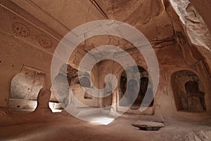 The church with the grape in zelve ,cappadocia photo