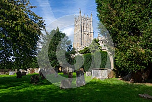 Church and graveyard in Chipping Campden photo