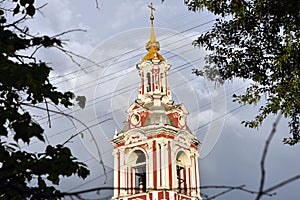 Church of the Great Martyr Nikita on Staraya Basmannaya in Moscow city center.