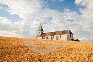 Church on a hill