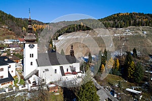 Church in Spania Dolina, Slovakia