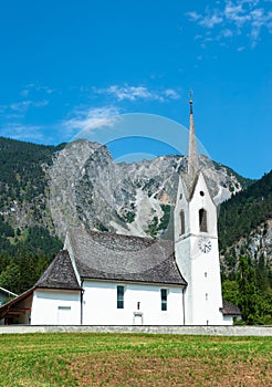 A church of the holy Anthony in Montafon