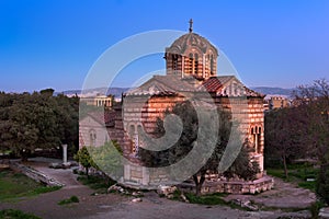 Church of the Holy Apostles and Temple of Hephaestus in Agora in