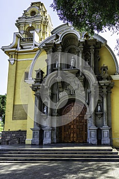 The Church of the Holy Cross, Barranco District, Lima, Peru