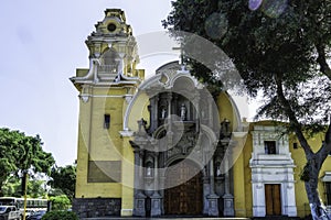 The Church of the Holy Cross, Barranco District, Lima, Peru
