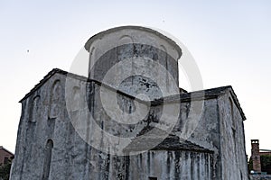 Church of the Holy Cross in the city of Nin in Croatia