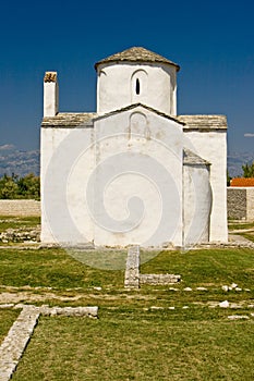 The church of the Holy cross in Nin