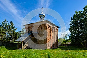 Church of the Holy Great Martyr Mina (15th century). Staraya Russa, Russia.