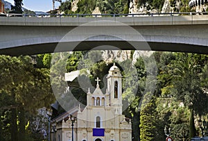 Church of the Holy Initiation in La Condamine. Principality of Monaco