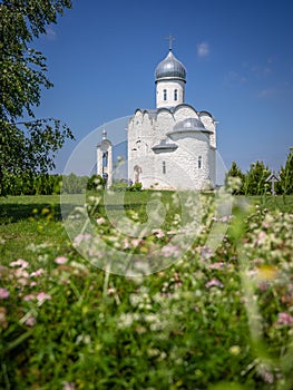 Church of the Holy martyrs Boris and Gleb in the city of Yukhnov, Kaluga region of Central Russia.