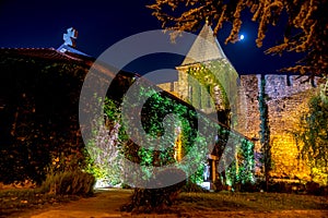 Church of the Holy Mother of God Ruzica at night, Belgrade