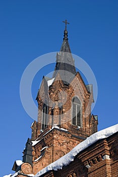 Church Of The Holy Rosary Of The Blessed Virgin Mary in Vladimir town, Russia.