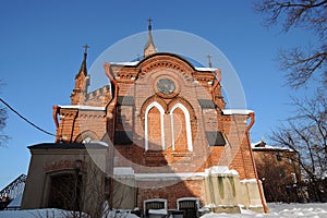 Church Of The Holy Rosary Of The Blessed Virgin Mary in Vladimir town, Russia.